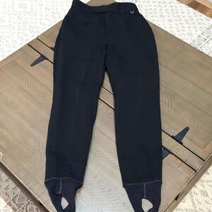 Vintage ROFFE Black Ski Stirrup Pants Sz 8